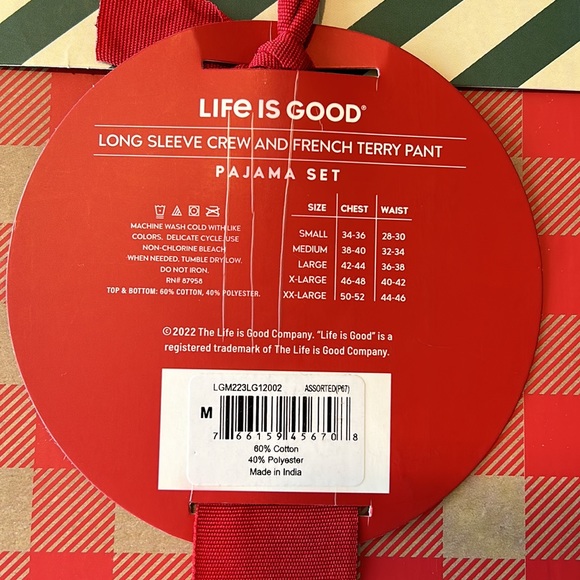 Life Is Good Sleepwear Gift Set - Picture 2 of 3